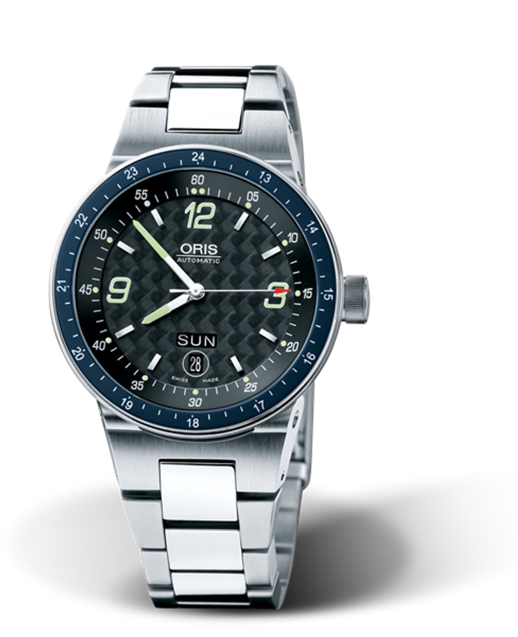 ORIS ウィリアムズ F-1チーム デイデイト ORIS 保付き【ORIS】オリス ウィリアムズ F1チーム デイデイト